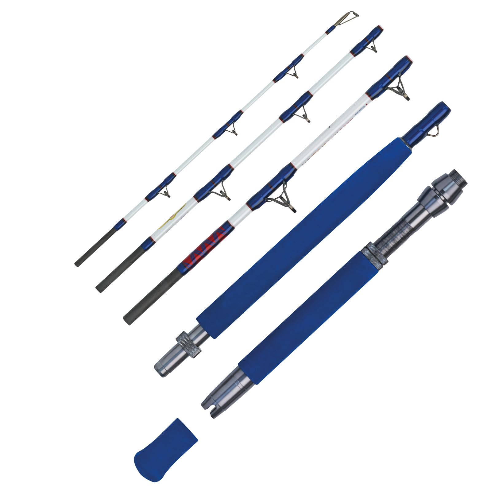 WFT Shorty Electra Speed Jig wędka do wędkowania morskiego, 5 części, 200 cm, waga wyrzutowa 200-600 g, Jigrute