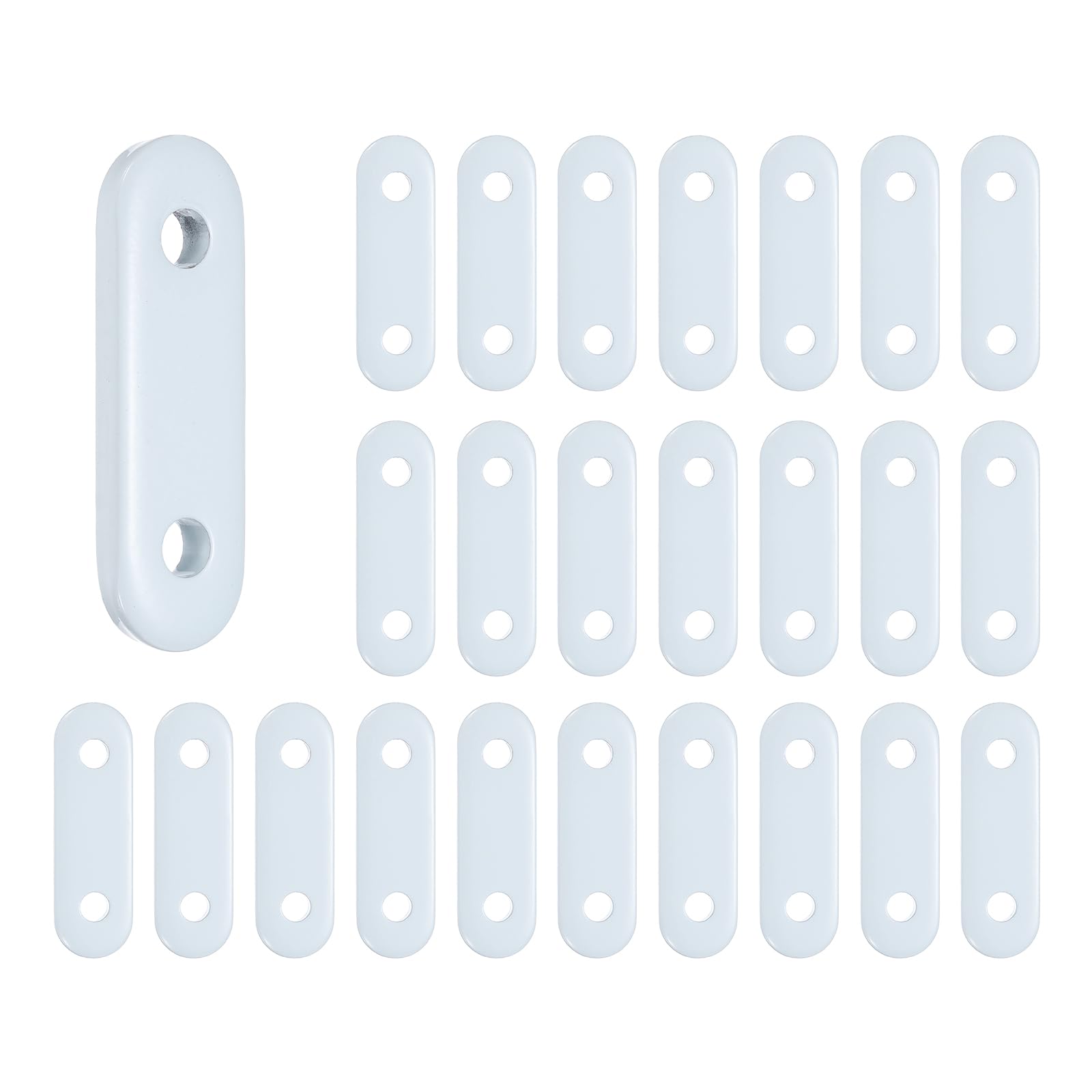Poids de rideaux et nappe lests ovales en fer blanc pour draperie 25 pcs