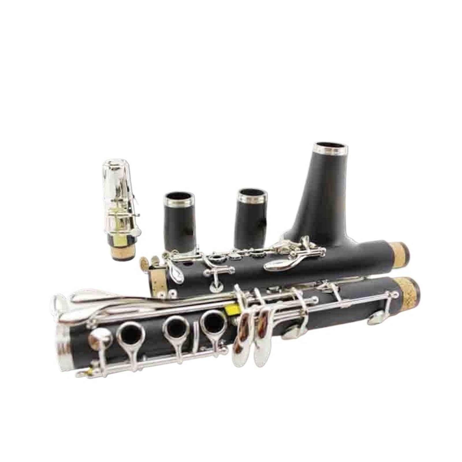 Instrumento Musical Clarinete Clarinete De 17 Teclas Instrumento En Si Bemol Tubo Negro Baquelita Para Principiantes