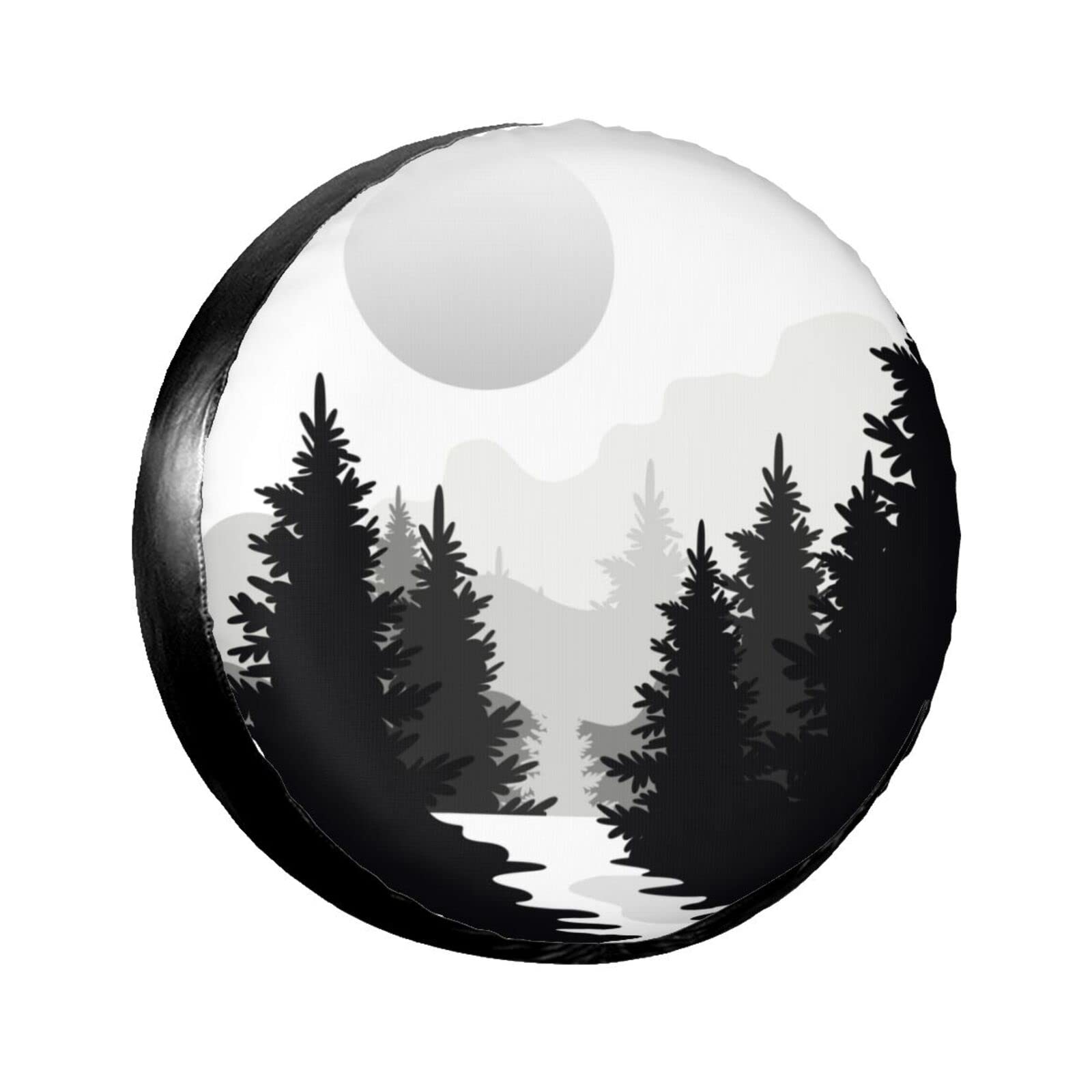 Mountain Tree Spare Tire Cover Wheel Protectors Dust-Proof Wheel Tire Cover Fit Trailer, Rv, Sand Many Vehicle 17inch