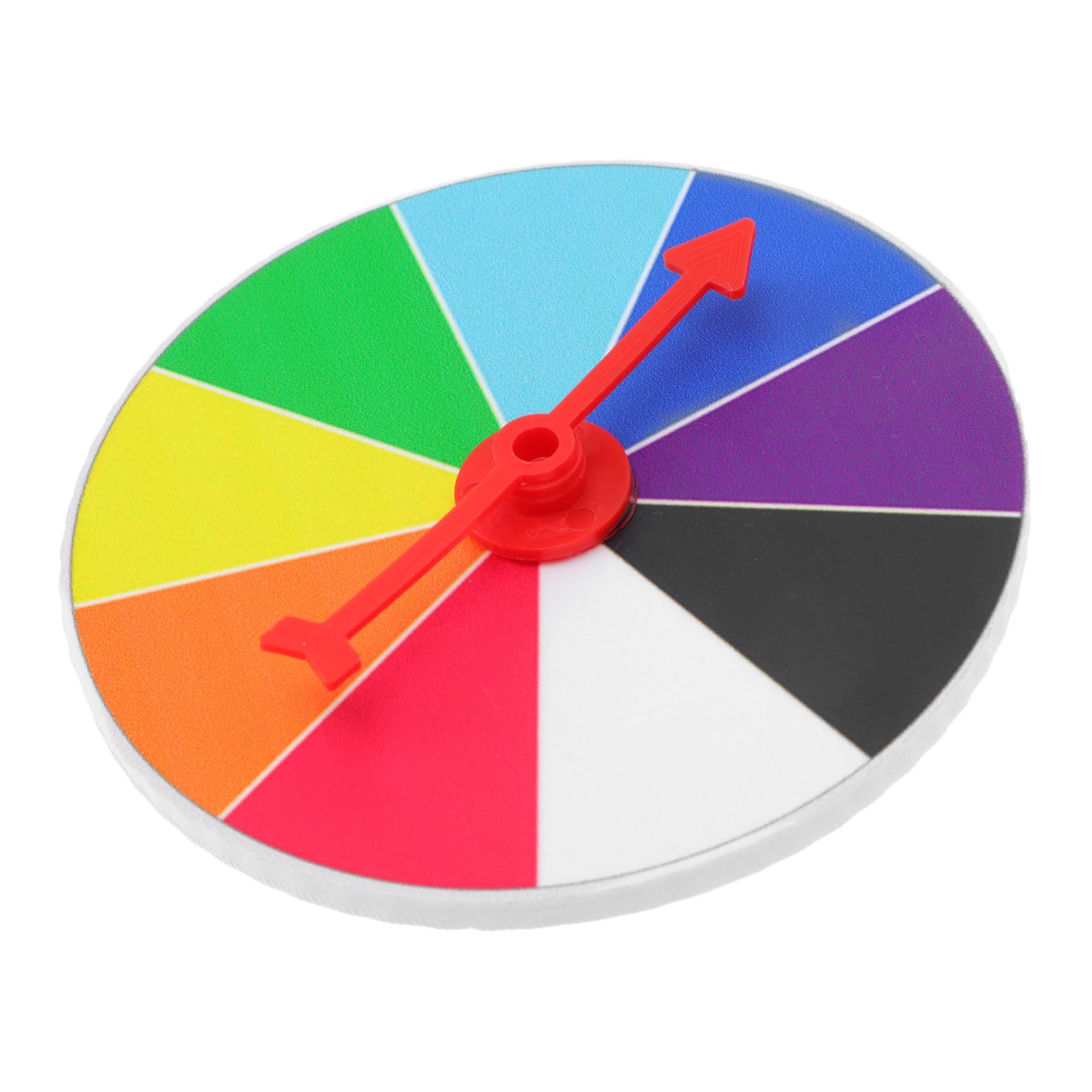 TOYANDONA 1pc Prize Wheel Reusable Turn Plate for Party Game Prop Small Draw Game Hanging Turntable 10cm Diameter