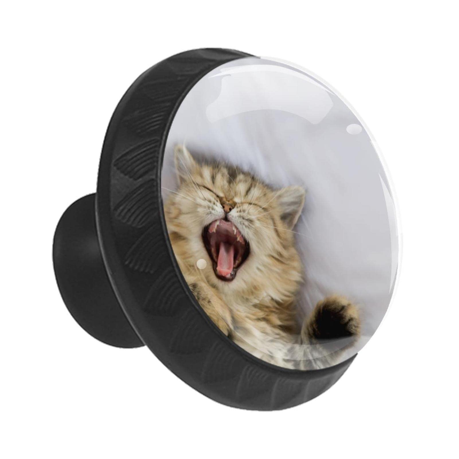Boutons de commode chat lot de 12 poignées pour une maison accueillante