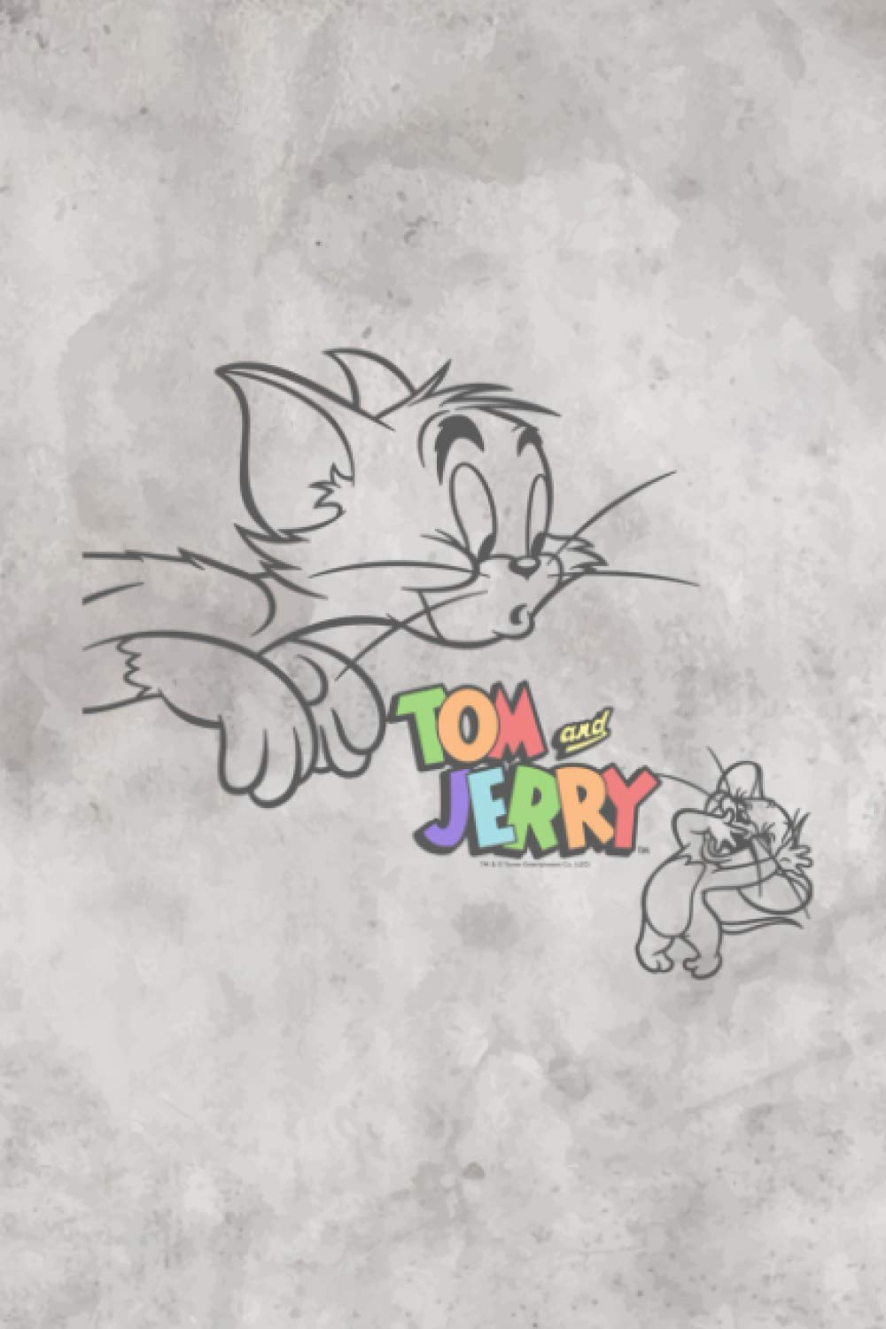 30 Days Fitness Challenge To.M And Jer.Ry Line Art Rainbow Logo Long Sleeve