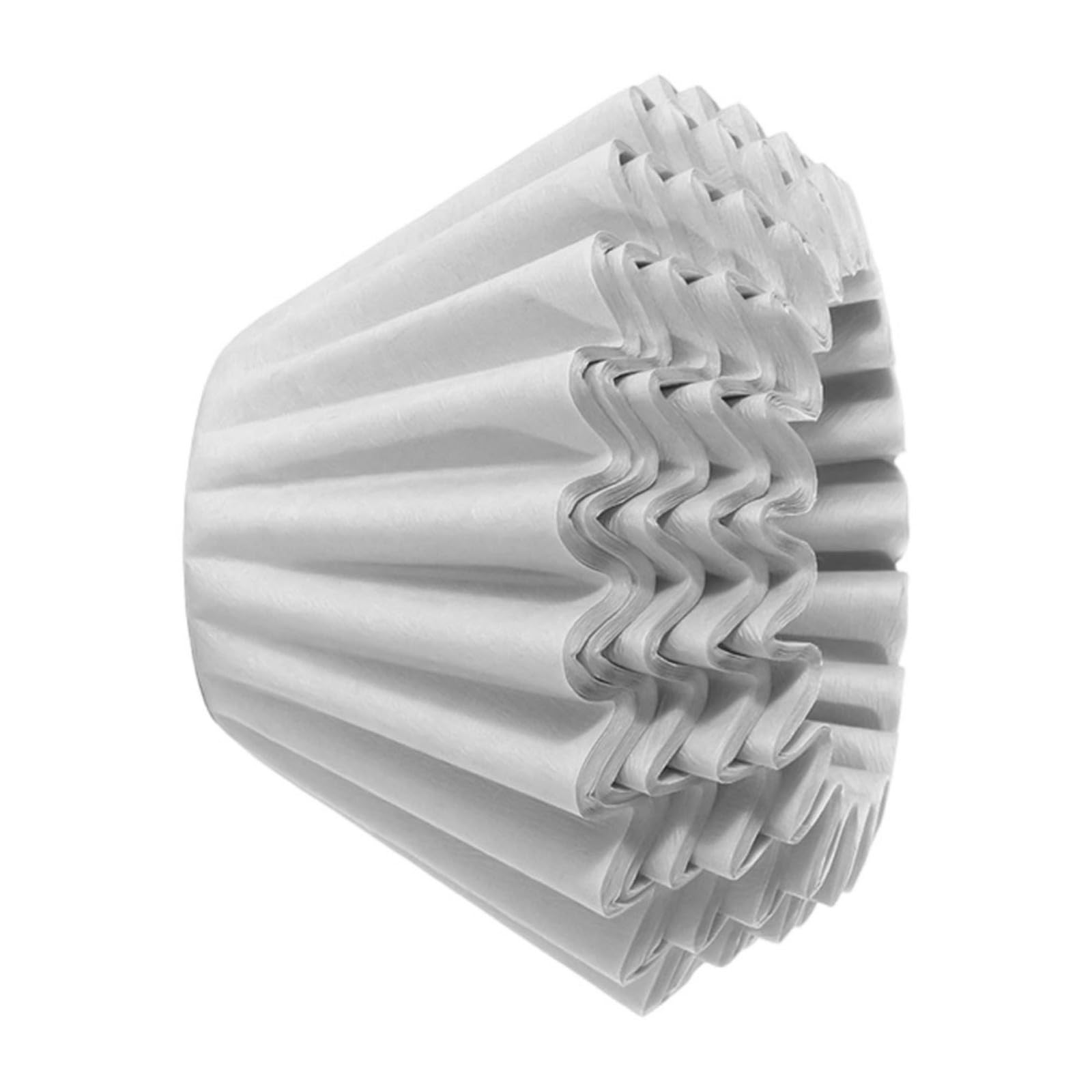 Osniyaw White 100 Pieces Unbleached Coffee Paper For Drip Maker, High Efficiency Accessories, Unbleached Coffee Filter Paper