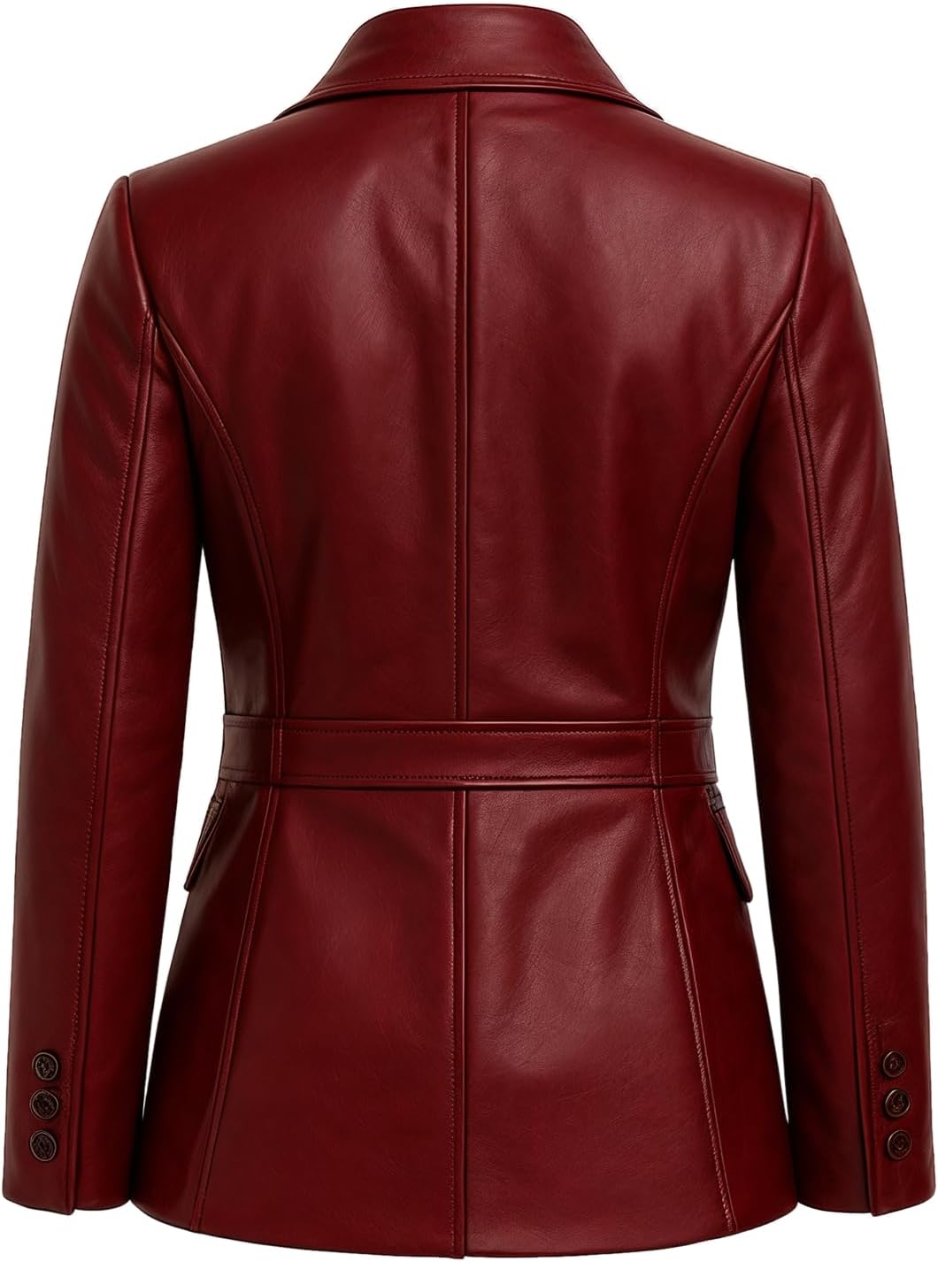 Leather Blazers for Women - Business Casual Coat - Real Lambskin Blazer Jackets for Women's - Image 5