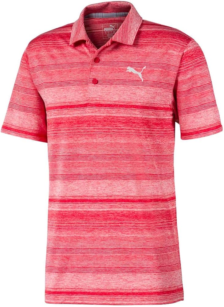 puma heather gradient golf polo