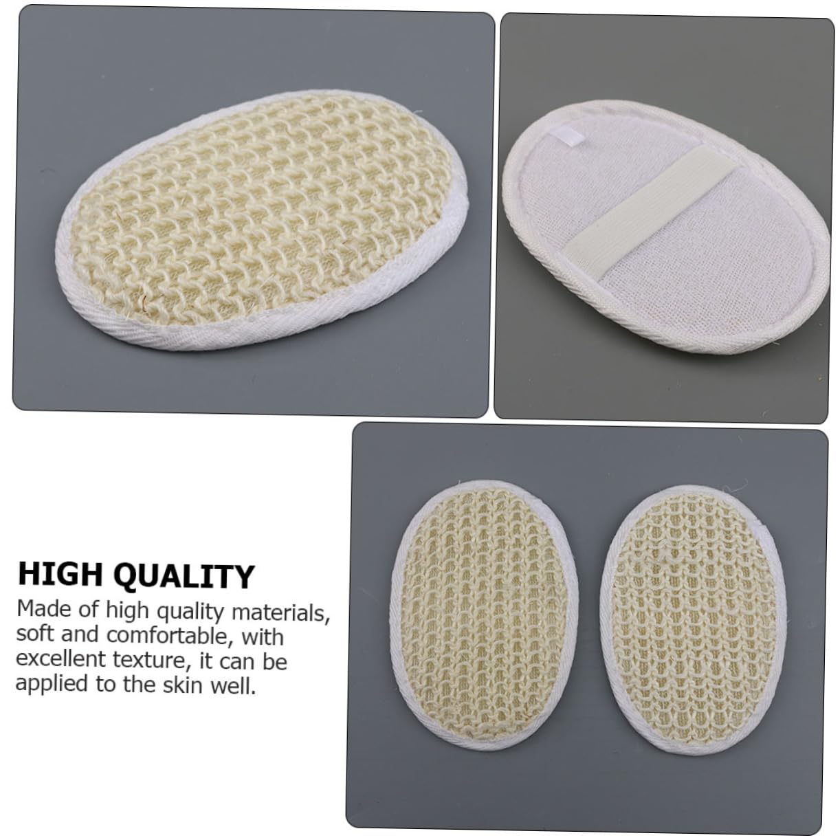 Healvian 18pezzi Spugna Esfoliante Per Schiena Striscia Per Pratica Accessori Da Bagno Luffa Per Esfoliazione Efficiente