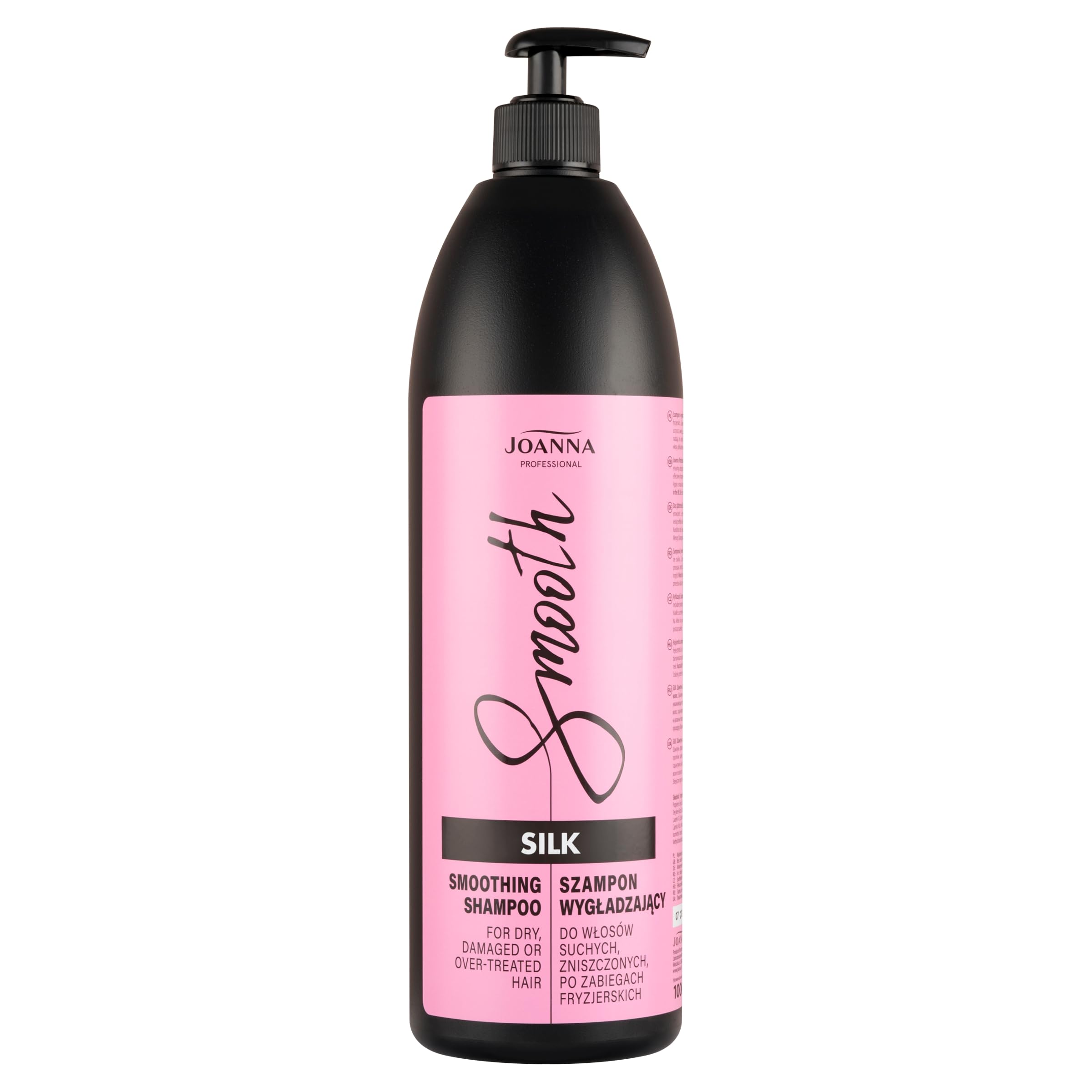 Joanna Professional Smoothing Moisturizing Shampoo Silk Dry Damaged Hair 1000ml