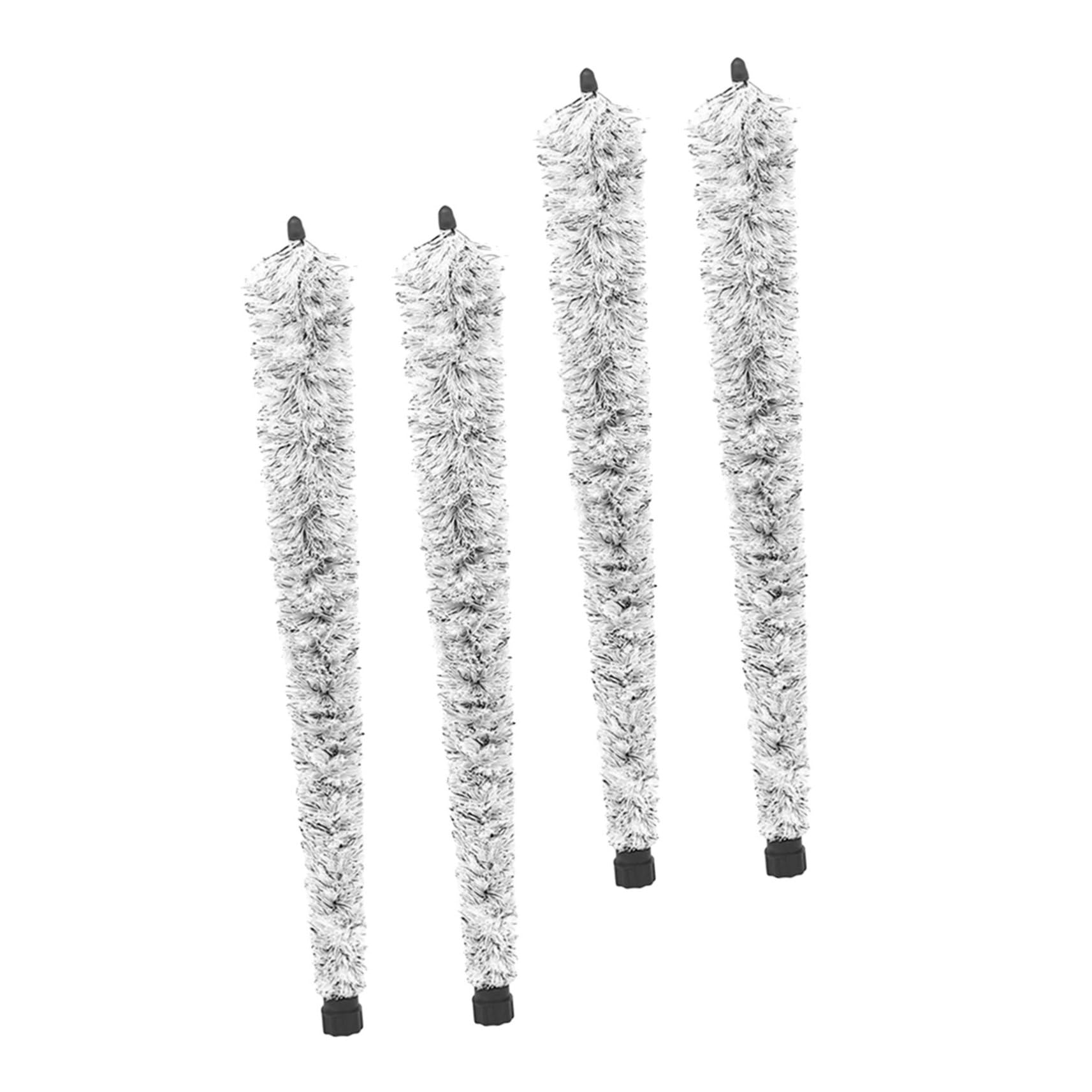 Spazzola Pulizia Sax Contralto 4 Pezzi Accessorio Manutenzione | Cotone e Metallo, Design Compatto Portatile, per Aule Musicali ed Eventi All'aperto