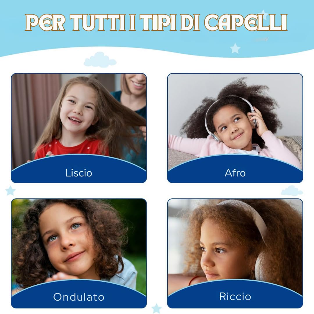 Pettine Pidocchi e Lendini Raccomandato dai Pediatri - Pettine Pidocchi Bambini