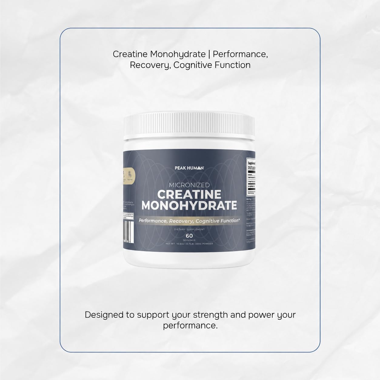 Creatine Monohydrate Powder, Pure Unflavored Creatine Powder, Supports Strength, Lean Muscle, & Recovery for Men & Women, Labs — Amazon image 2