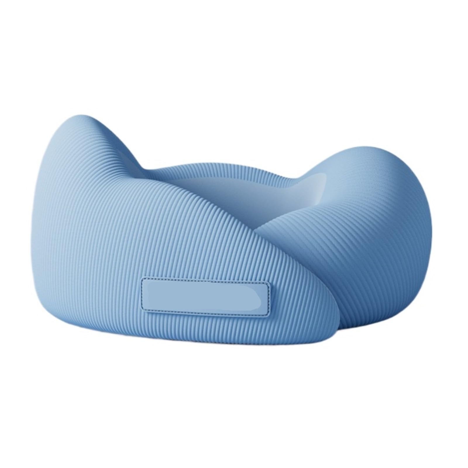 Reisekissen Nackenkissen Flugzeug Nackenstützkissen for Büro Und Reisen, Tragbar, U-förmig Reiseutensilien(Blue)