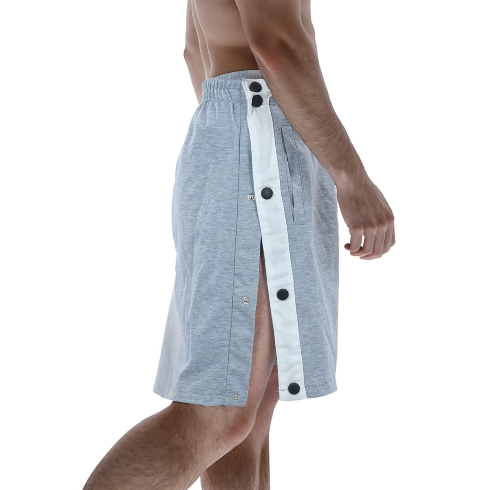 Short de Course extensible homme avec grandes poches latérales pour un entraînement libre - 8