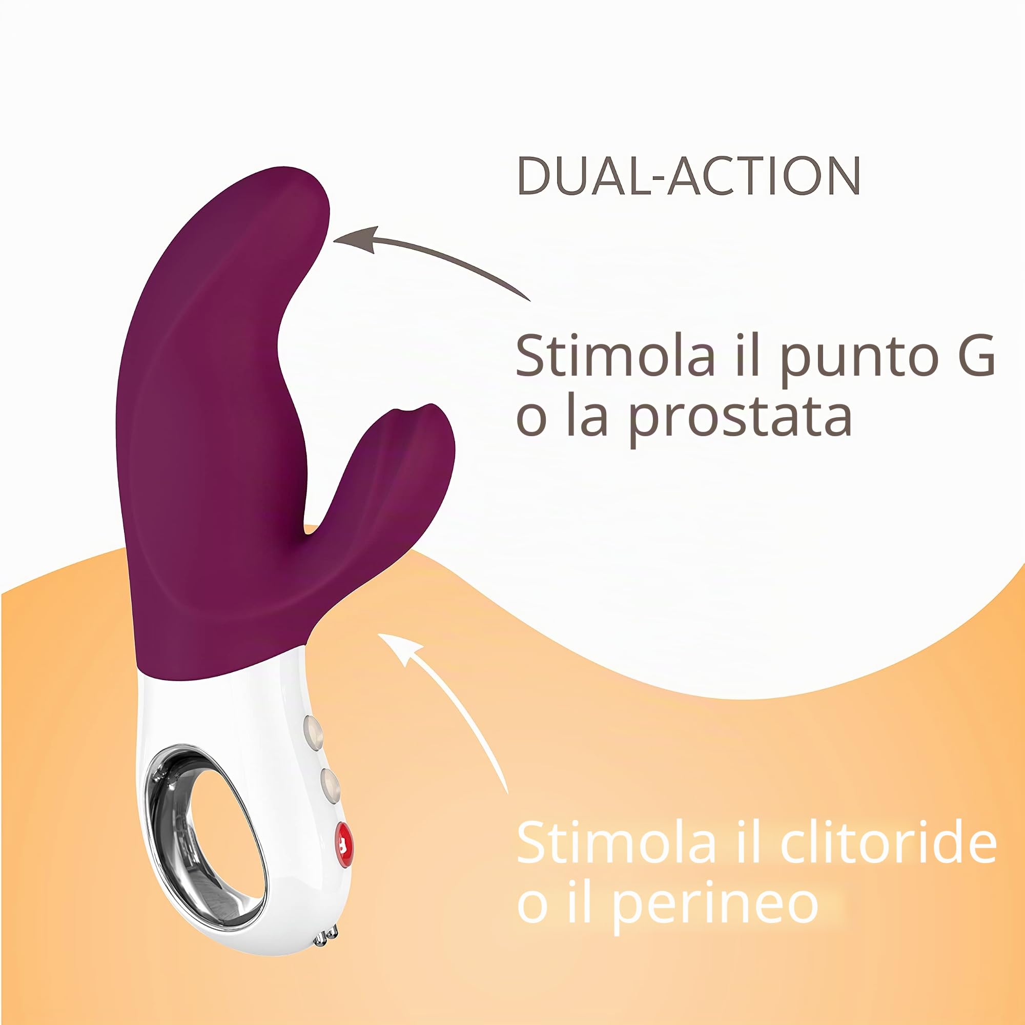 Fun Factory MISS BI - Vibratore rabbit per donna | Clitoride e punto G | donna, Clitoride e punto G, Silicone, Viola | Viola