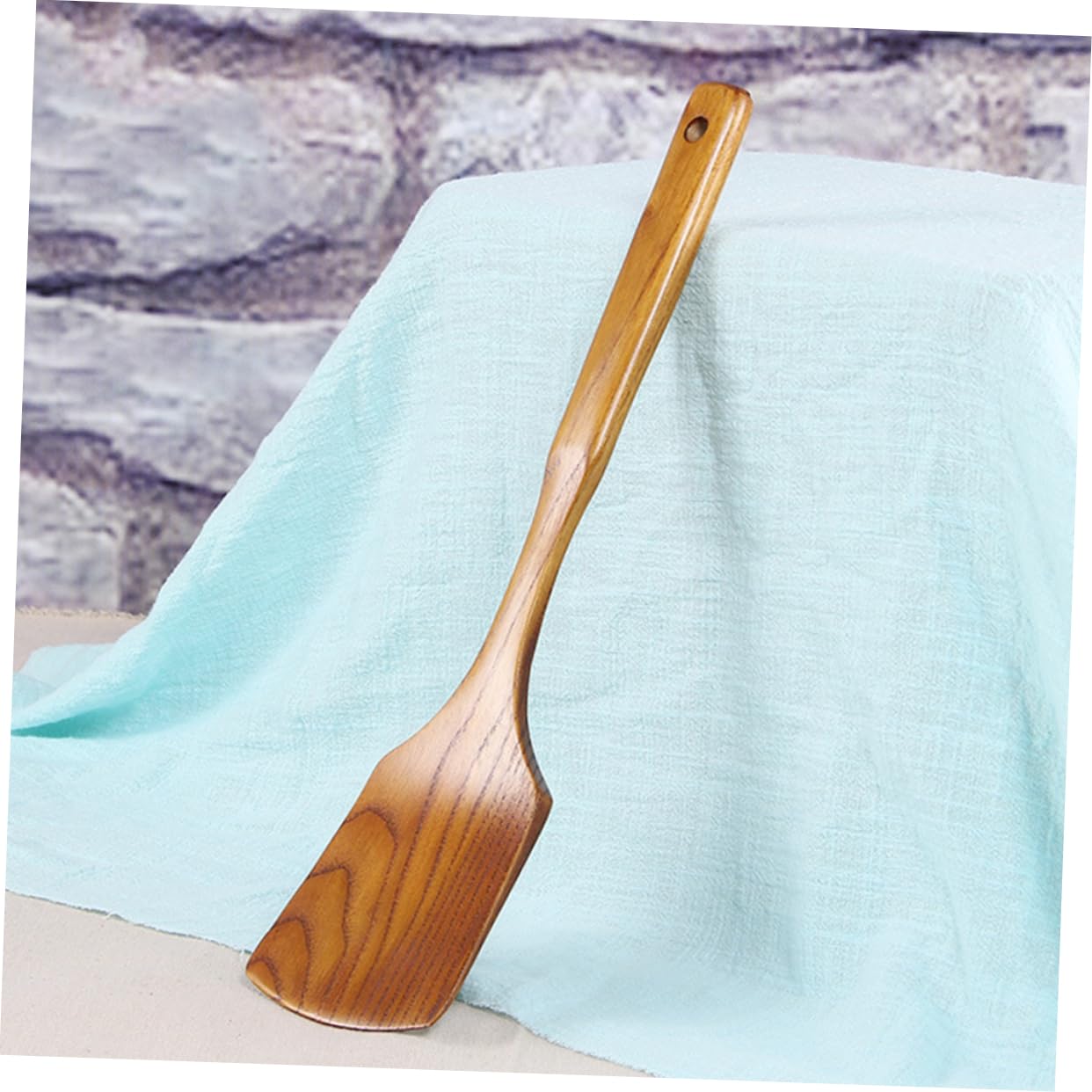 PRETYZOOM 2 Series Aparato De Cocina De Madera Sartén Cacerola Pala Antiadherente Pala De Comida Gadget De Cocina Accesorios De Cocina Light Brown 2 Piezas*2