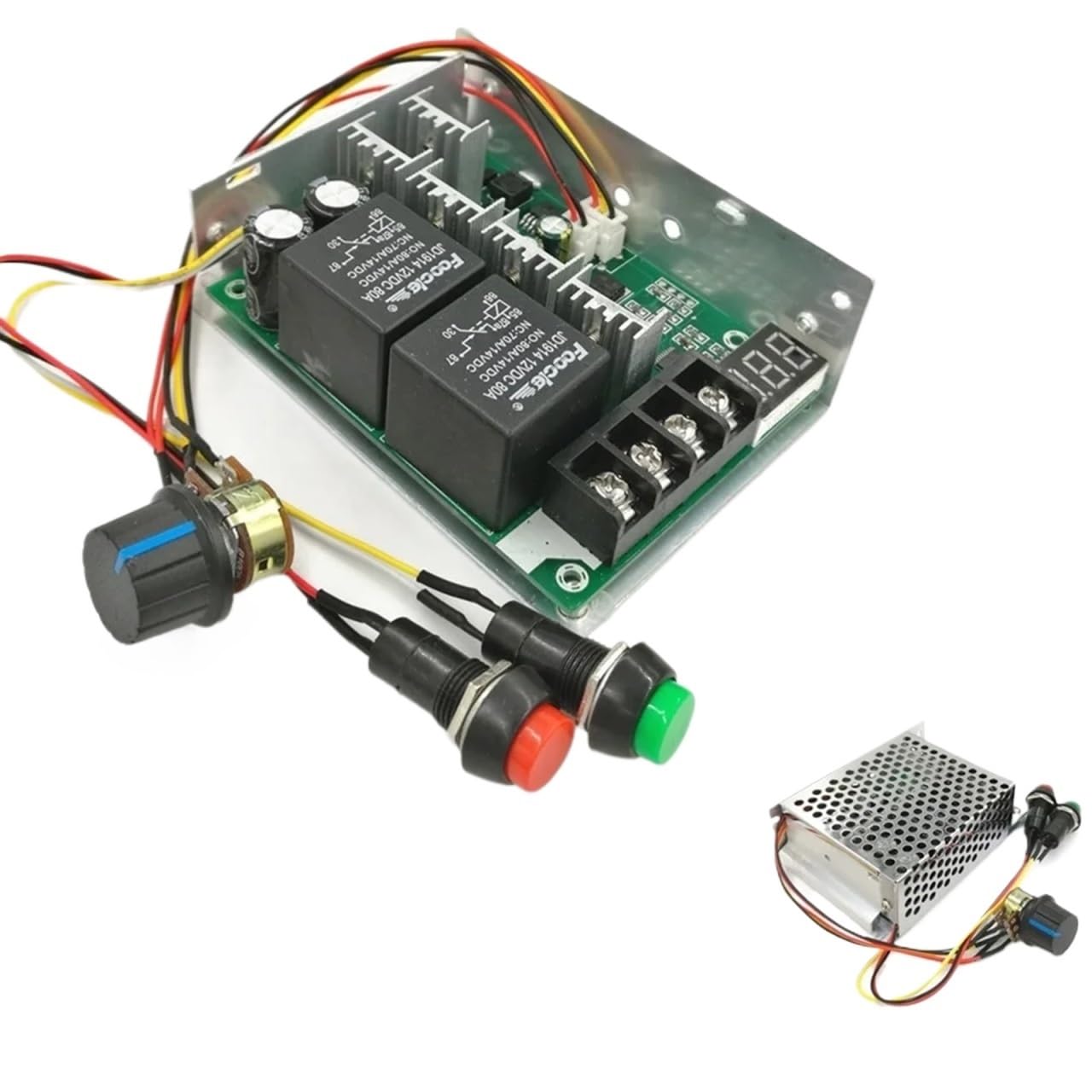 30PCS 12V24V36V48V55V Regolatore Elettrico ad Alta Potenza con Asta di Spinta Regolazione della velocità del Motore DC Nessun Blocco Display Digitale avanti e Indietro