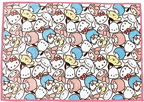 丸眞 毛布 サンリオ キャラクターズ フェイシーズキャラミックス ブランケット H200×W140cm かわいい ふわふわ おしゃれ 防寒グッズ 3245011500
