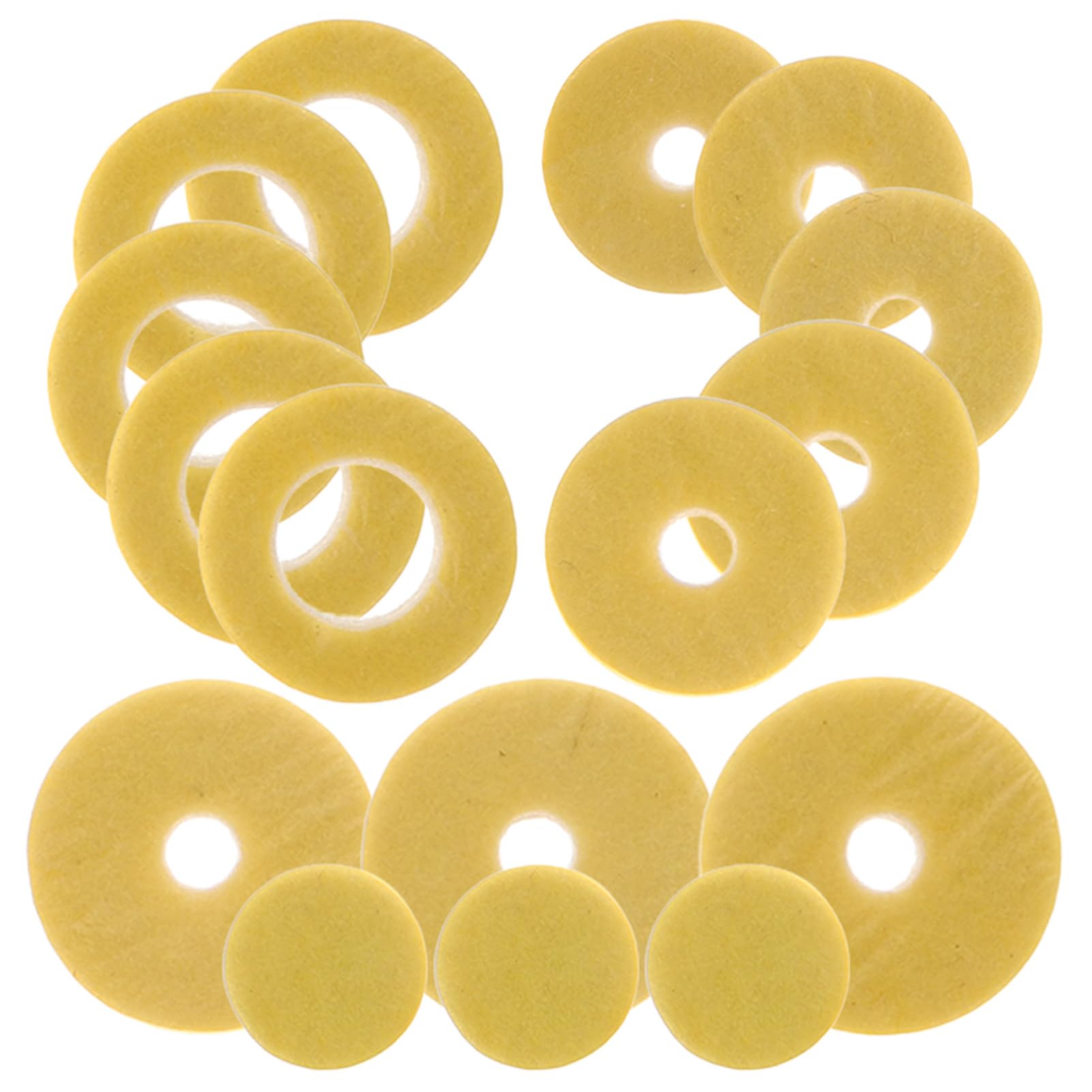 FUNOMOCYA Flute Stuff Felt Pads for Flute Open Hole Replacement Part Maintenance Kit Sturdy Comfortable