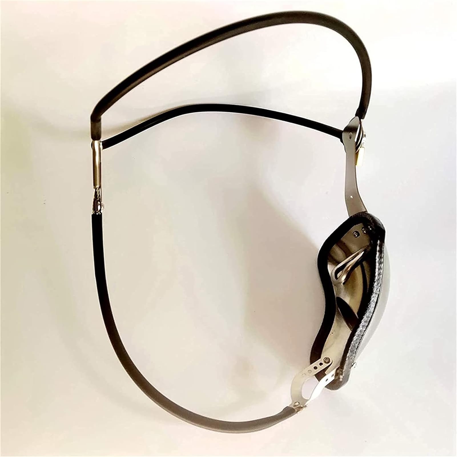 Cintura di castità in acciaio inossidabile con gabbia for il pene e plug anale rimovibile, set di biancheria intima bondage, giocattoli sessuali for uomini e donne(Waist 70~76cm)