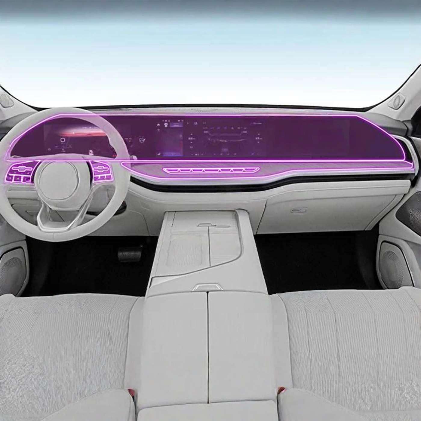 Car Interior Center Console Instrument Dashboard Protective Film Anti-Scratch Sticker, for GWM WEY 07 2024