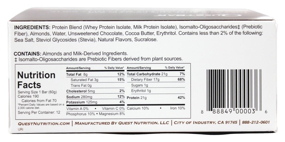 Quest Nutrition Quest Bar Protein â€“ 12 x 60 g