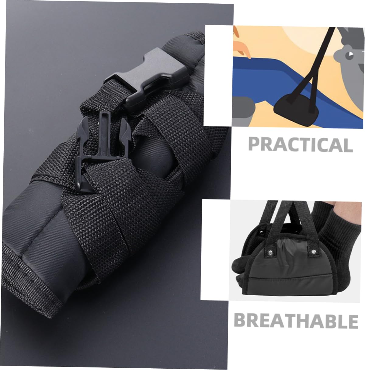 VILLCASE 8pezzi Poggiapiedi Da Viaggio Per Aereo Di Comfort Movimento Accessori Per Voli Lunghi Hammock Per Piedi Per Gonfiore e Favorire Relax Durante Viaggi