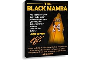 Creoate Kobe Bryant Poster Canvas Wall Art