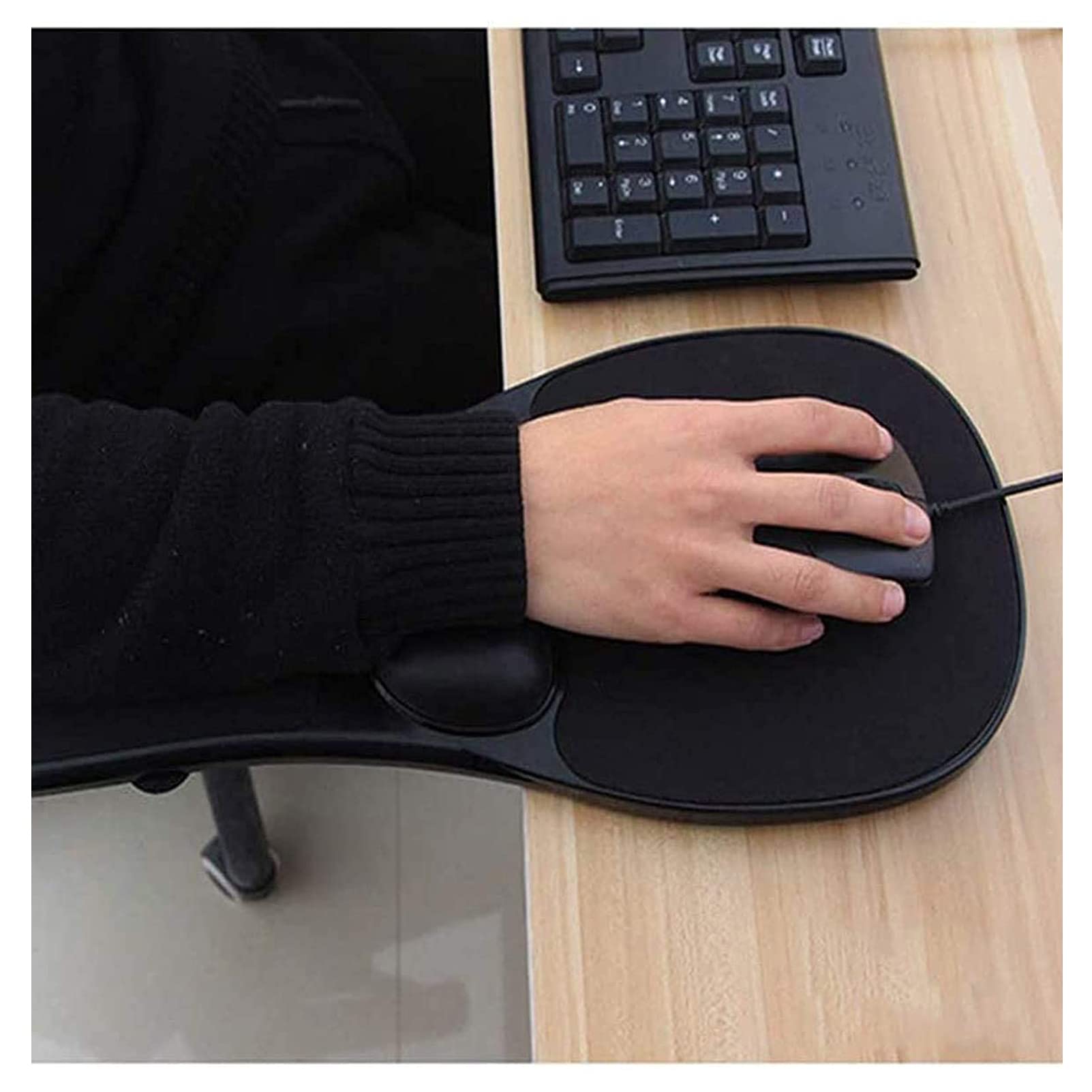 Buy Computer Arm Rest & Chair Armrest Tray Improve Comfort While