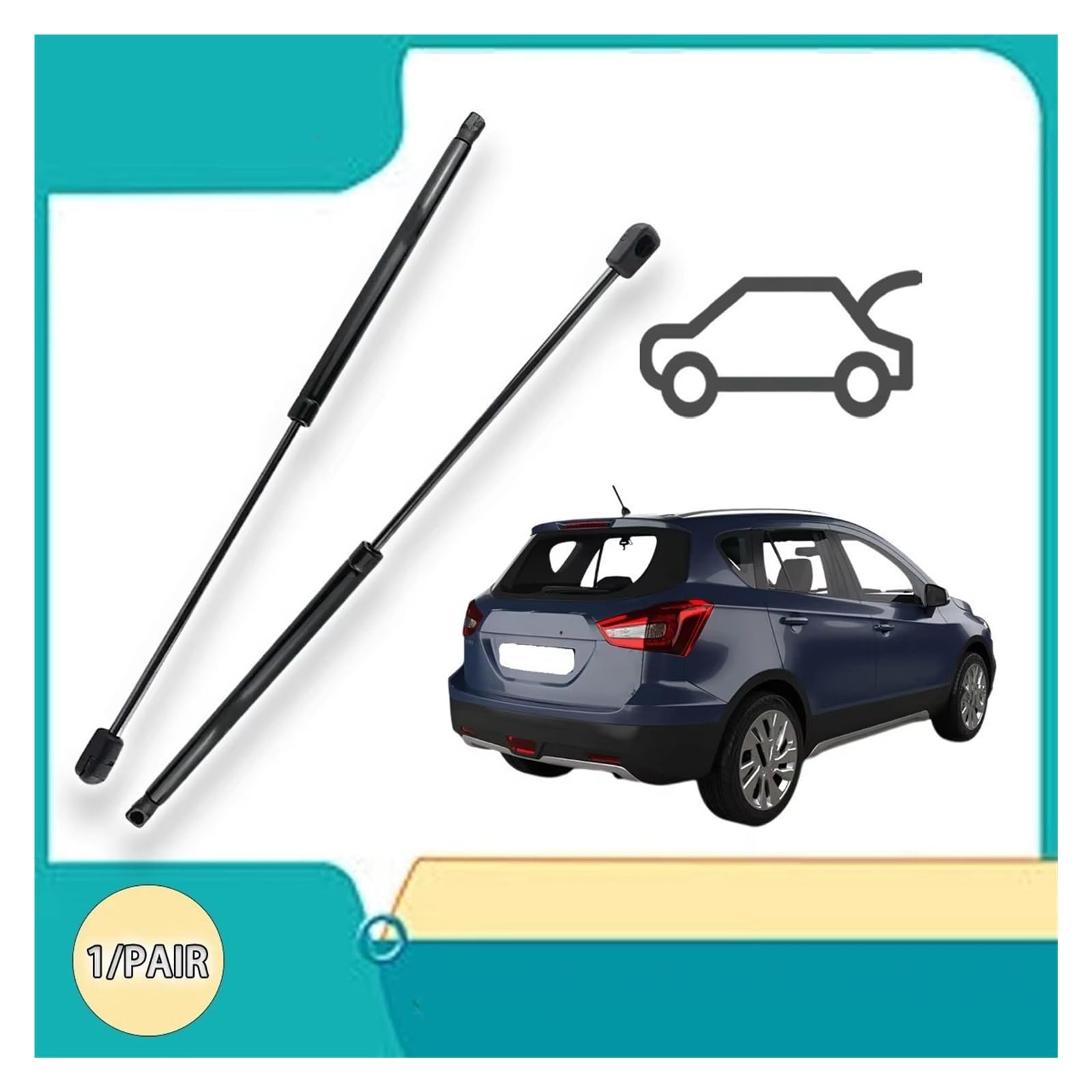 Para Suzuki Para SX4 Para S-cross 2013 2014 2015 2016 2017 2018 2019 Barra Soporte Puntales Gas Maletero Trasero 81850-61M00 81850-61M01 Amortiguadores Maletero Resorte Gas