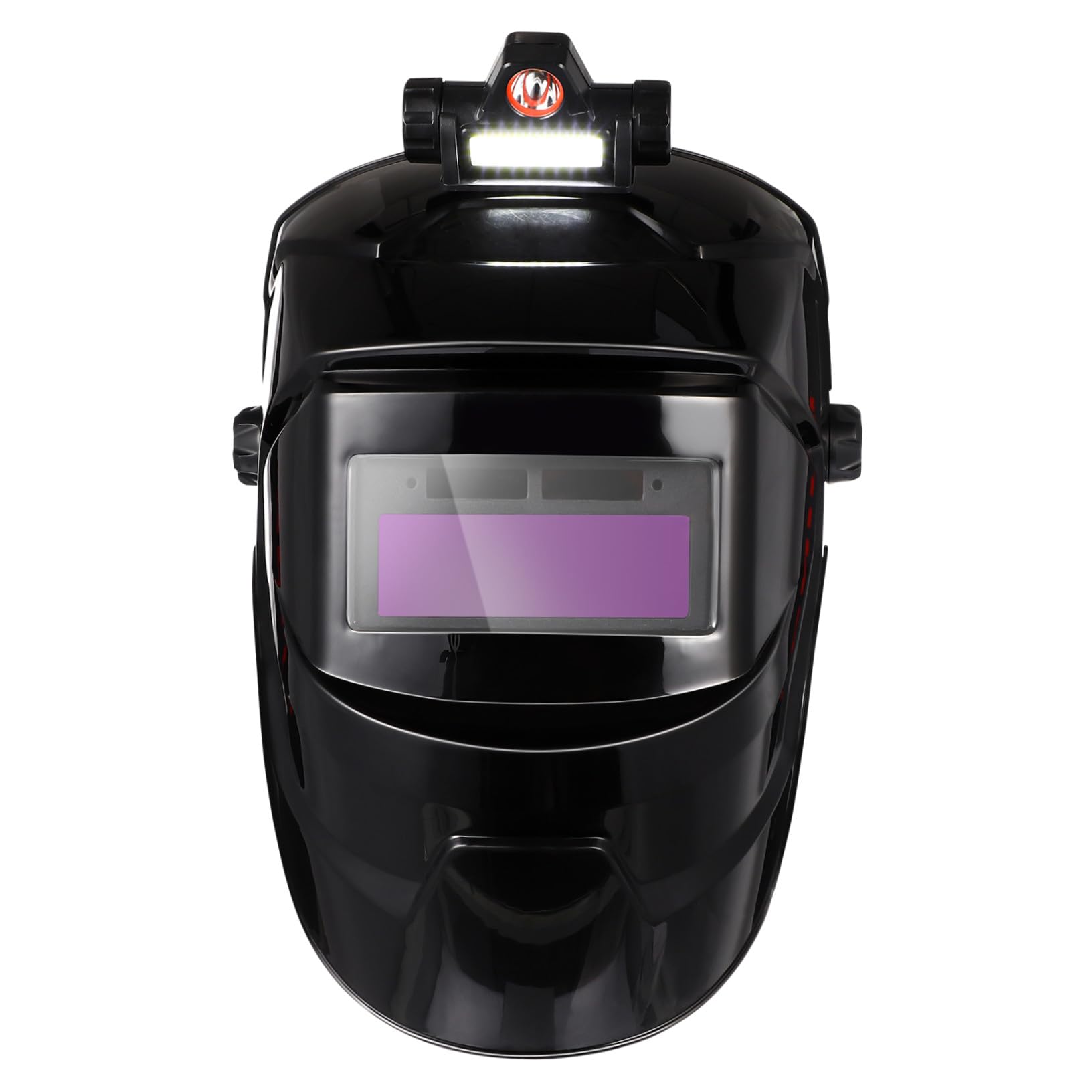 Maschera di Protezione per Saldatura Automatica Nera | Schermo Ampio, Regolazione a Ingranaggi, Pp Traspirante, per Lavori Indoor e Outdoor