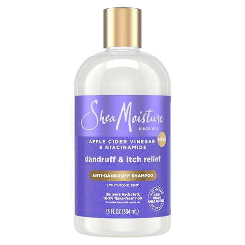 Shea Moisture Anti-Dandruff Shampoo Apple Cider Vinegar & Salicylic Acid For Removing Buildup System For A Healthier Scalp 13 Oz
