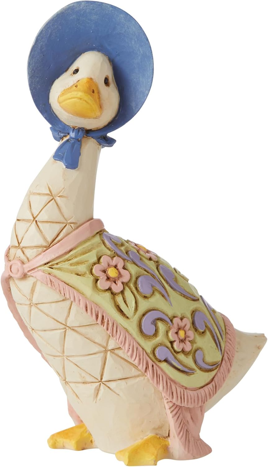 Enesco Beatrix Potter by Jim Shore Jemima Puddle-Duck Miniature Figurine, 4.13 Inch, Multicolor
