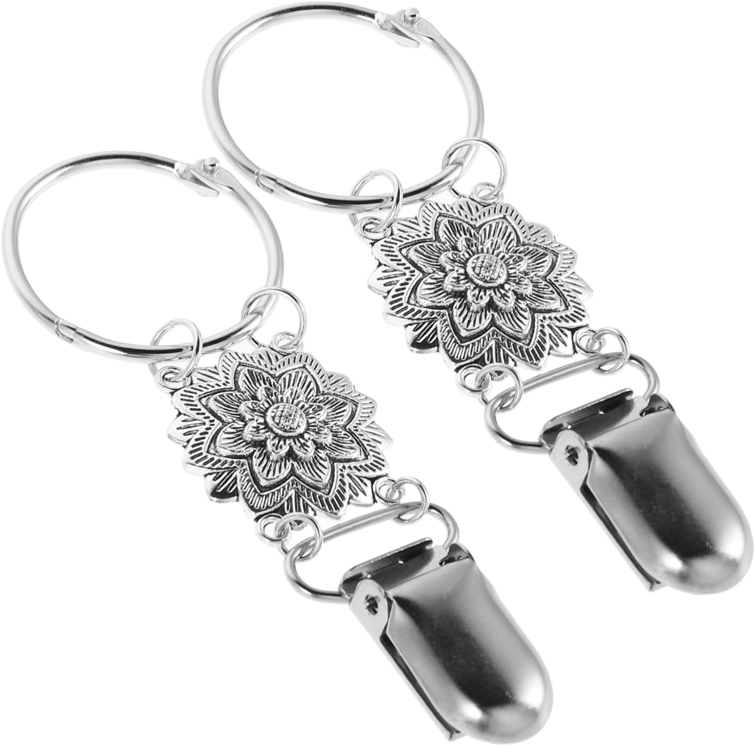 2 Pack Travel Hat Clips Alloy Holder for Backpack Luggage