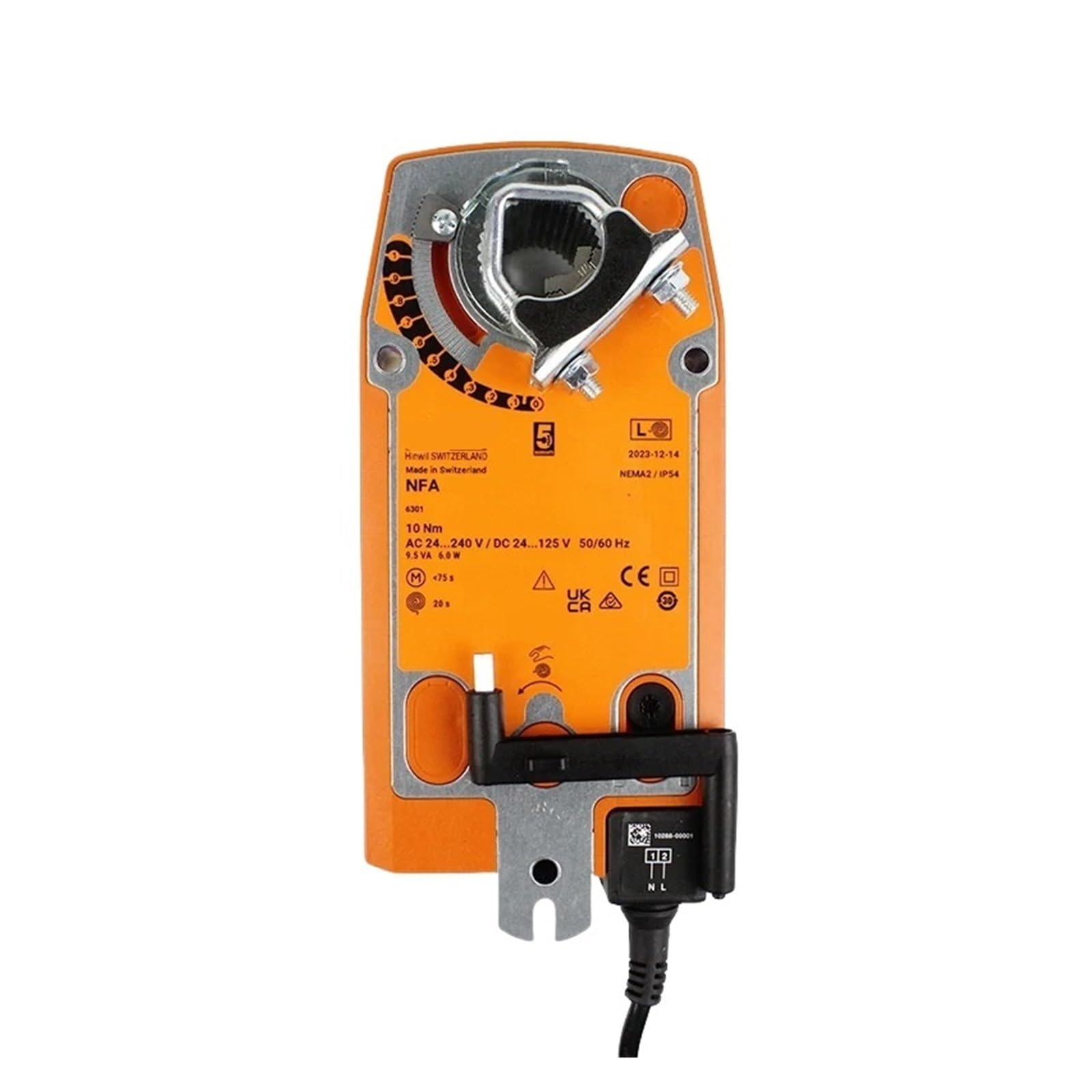 LEOTNNDQ 10NM NFA NFA-S2 NF24A-SR AC24V Rotary Actuator Fail-Safe Adjusting Dampers(NF24A-SR)