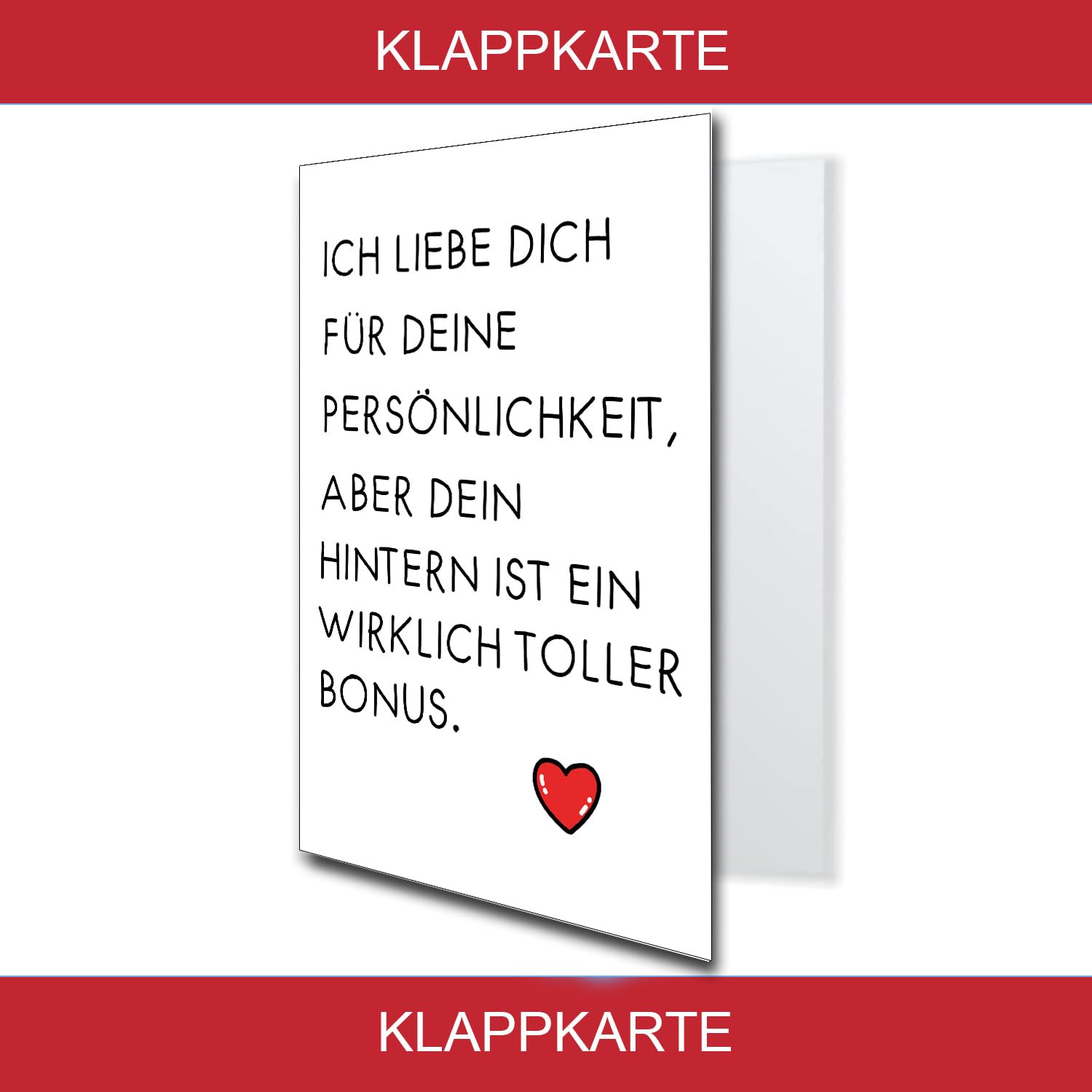 Biglietto Di San Valentino Divertente 24x18 Cm – Carta Anniversario Per Moglie O Marito, Con Busta, Design Carino E Riciclabile