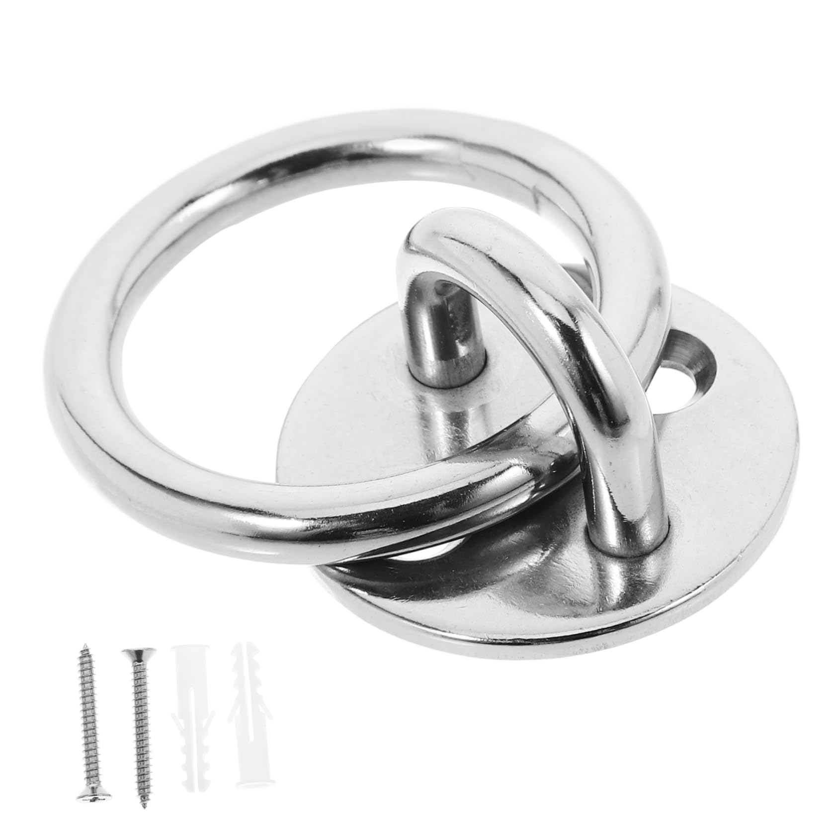 Holibanna Ceiling Mount Hooks Heavy Duty Hammock s Hooks Wall Mount for Yoga Gear Marine-Resistant Stainless Steel