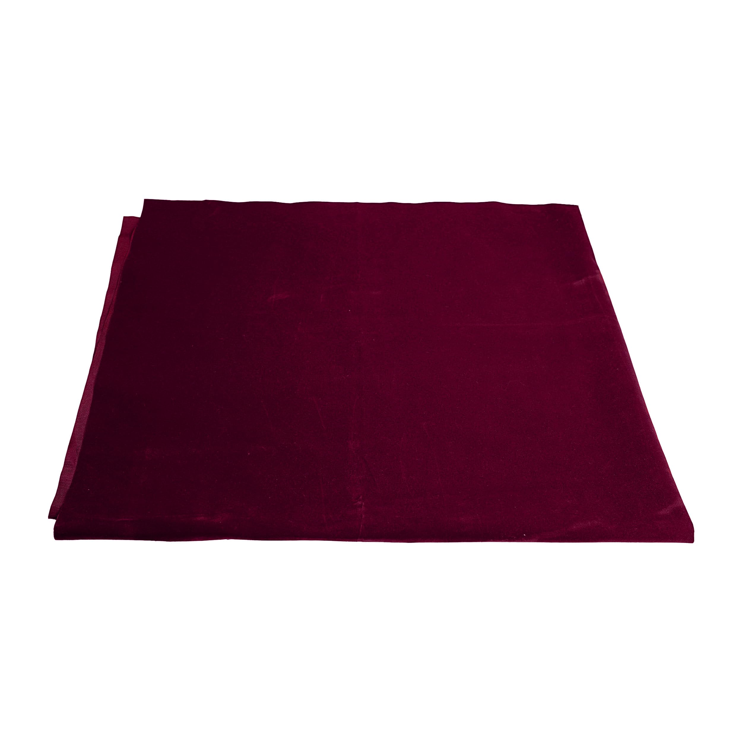 PRIYAKANT SAFAWALA Unstitched Velvet Fabric for Ganpati Decorative Table, Costumes, Gift Packing, Home Decor, and Party Décor Backdrop Use It, [Size, Width 54 Inches and Length 1 Meter, Maroon]-image-12