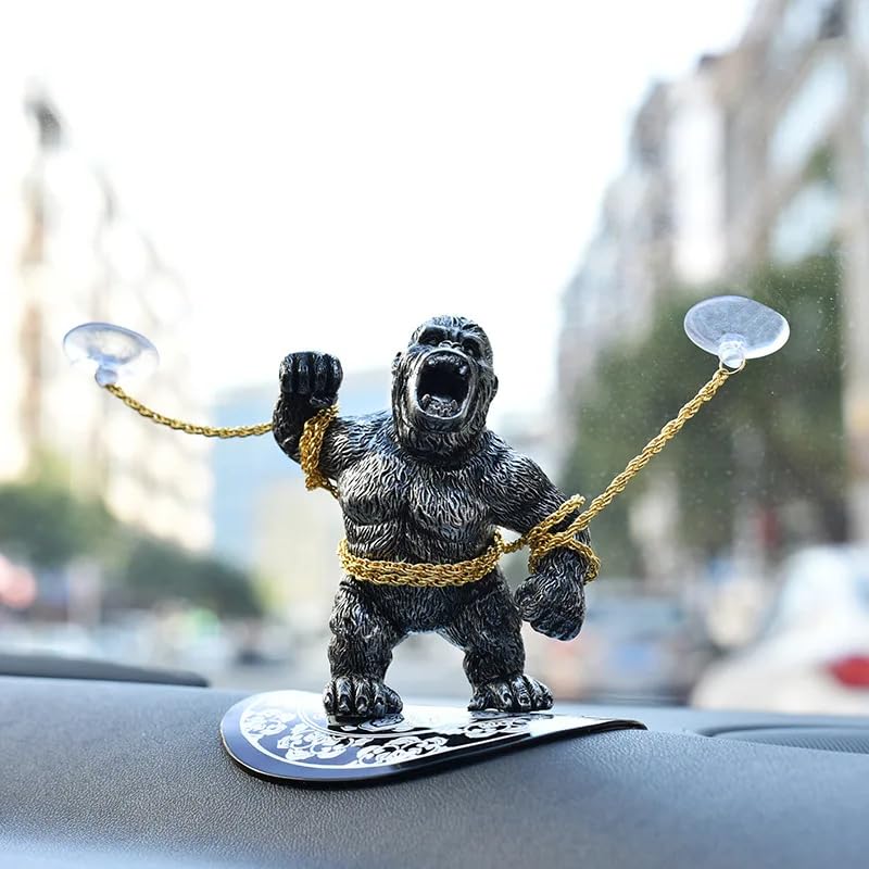 Image of YOURKARTS Comic Villain Upside Down Hanging Car Ornament Unique Dashboard Toy Quirky Interior Car Decoration Gift Idea for Fans Collectible PVC Figure for Mirror (Hanging Joker with Knife)