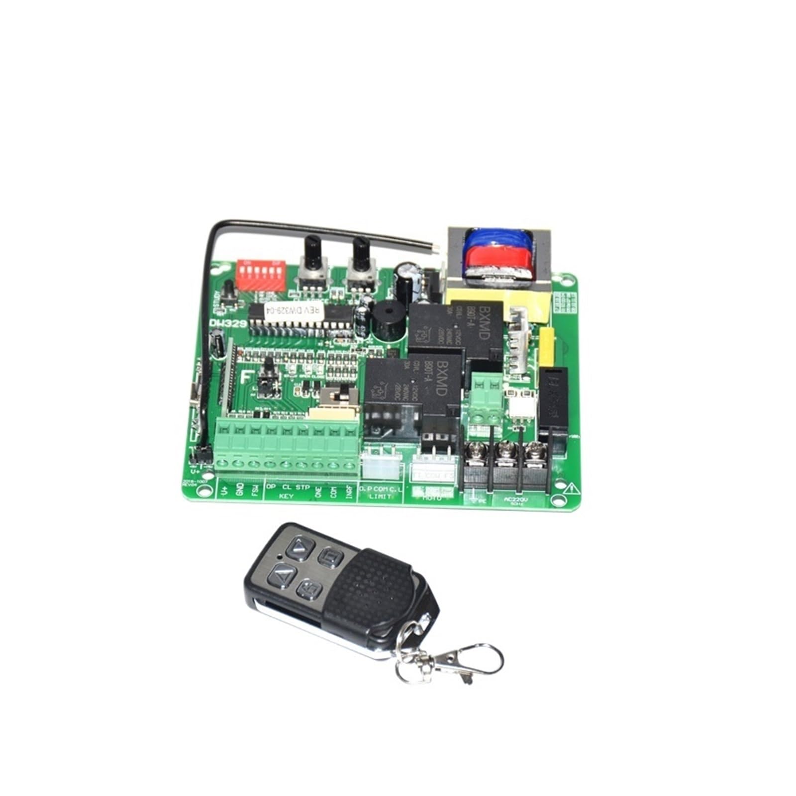 Elektrischer TüRöFfner, Schiebetüröffner Motor Platine Karte Controller PCB Motherboard mit Fernbedienung(2 remote control kit)
