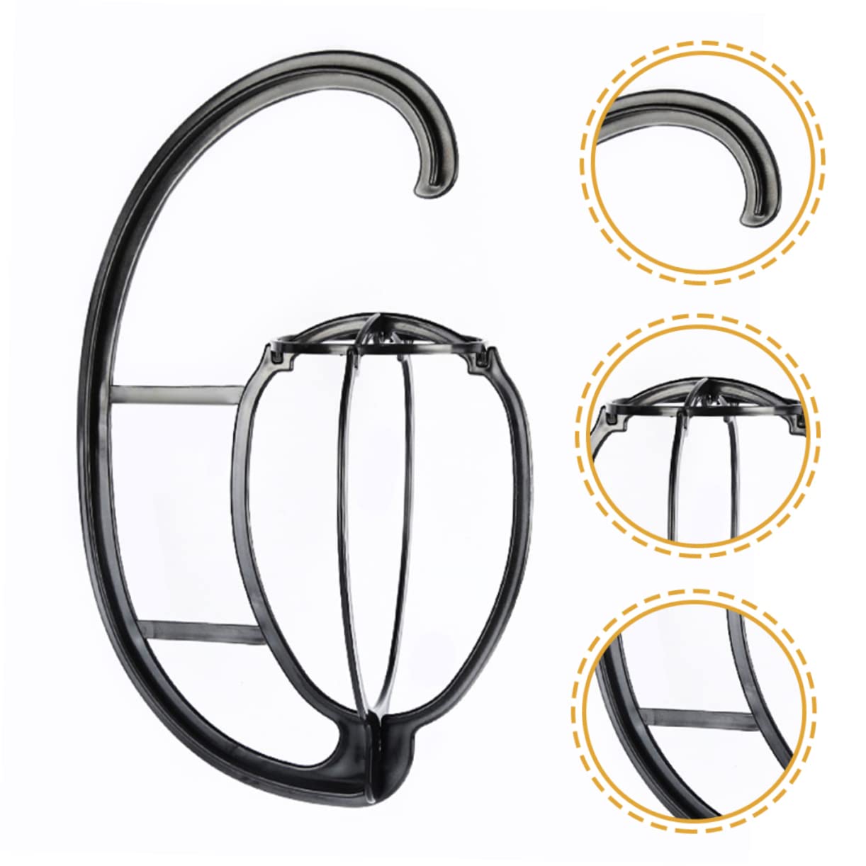 Ipetboom 6pezzi Porta Parrucche Supporto per Appendere Parrucche Smontabile Design Sospensione Materiale di Qualità Compatto e Portatile per Viaggio