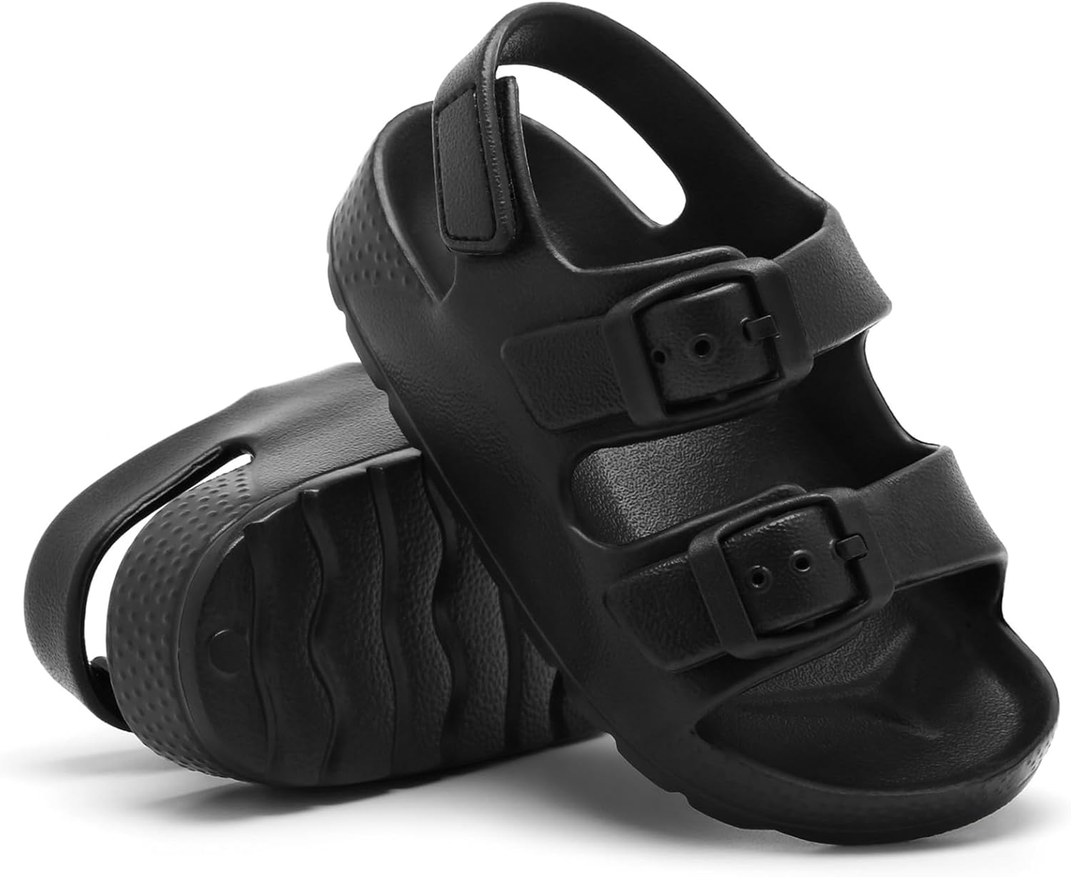 INMINPIN Toddler Boys Girls Buckle Sandals Comfort Open Toe Sandal with Adjustable Back Strap - Image 5