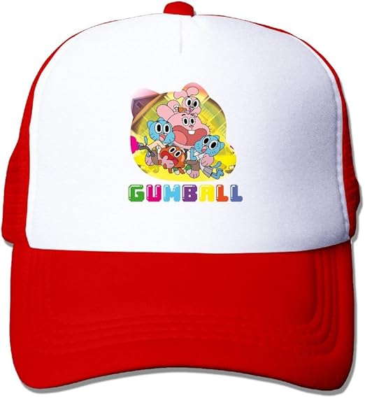 Amazon Ky メンズ 大人着 ファッション 帽子 旅行 グリッド帽 男女兼用 ソフト 日焼け止め 紫外線防止 おかしなガムボール 可愛い 猫 イラスト 可愛い レッド キャップ 通販