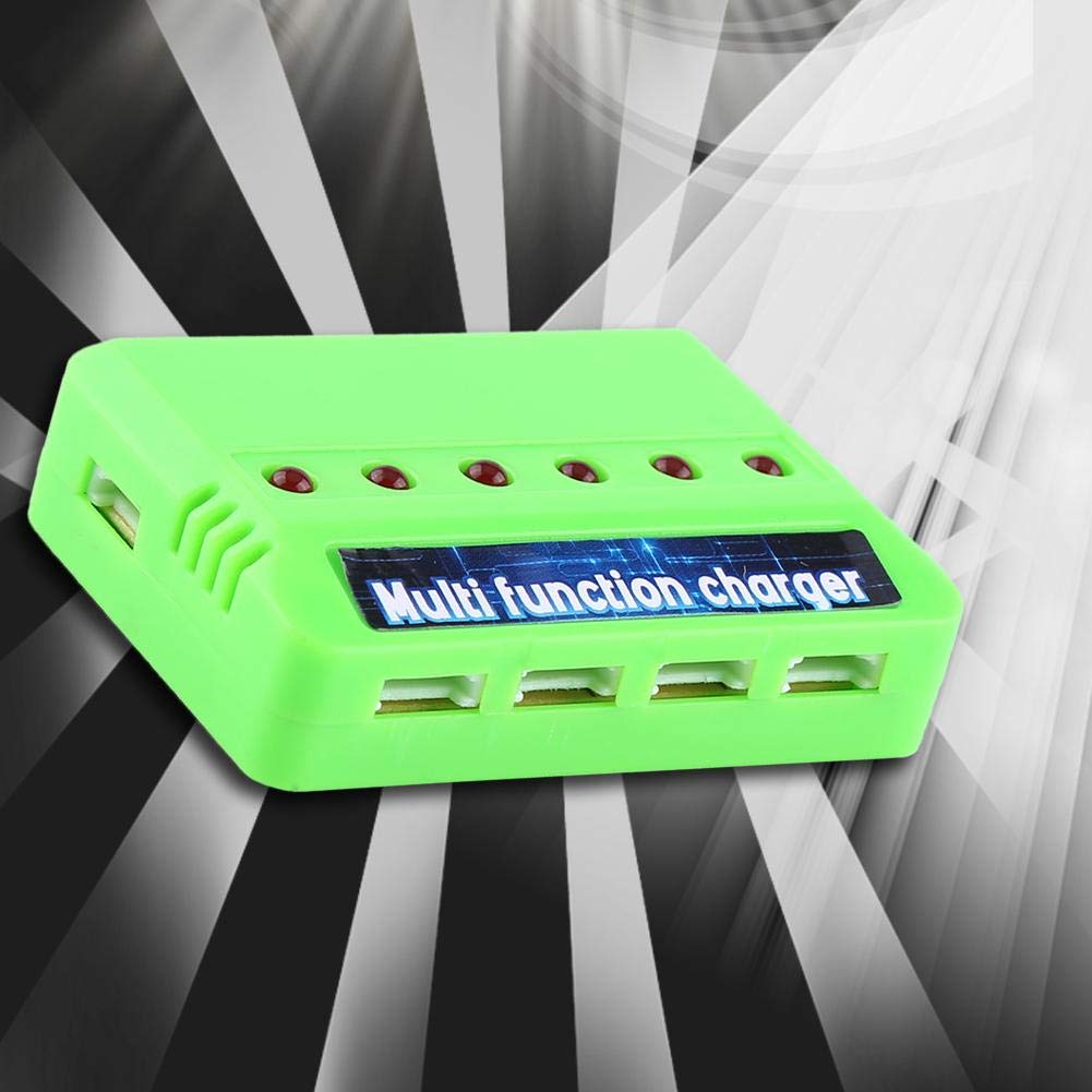 RC Battery Charger, 6 in 1 Multi-function Charger Compatible with Syma X5C Quadrotor Drone 3.7V Li-Po Battery