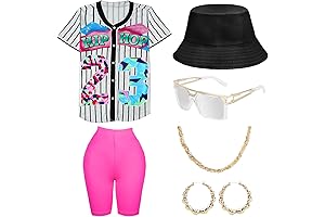 80s 90s Costume Jacket Hip Hop Costume for Women