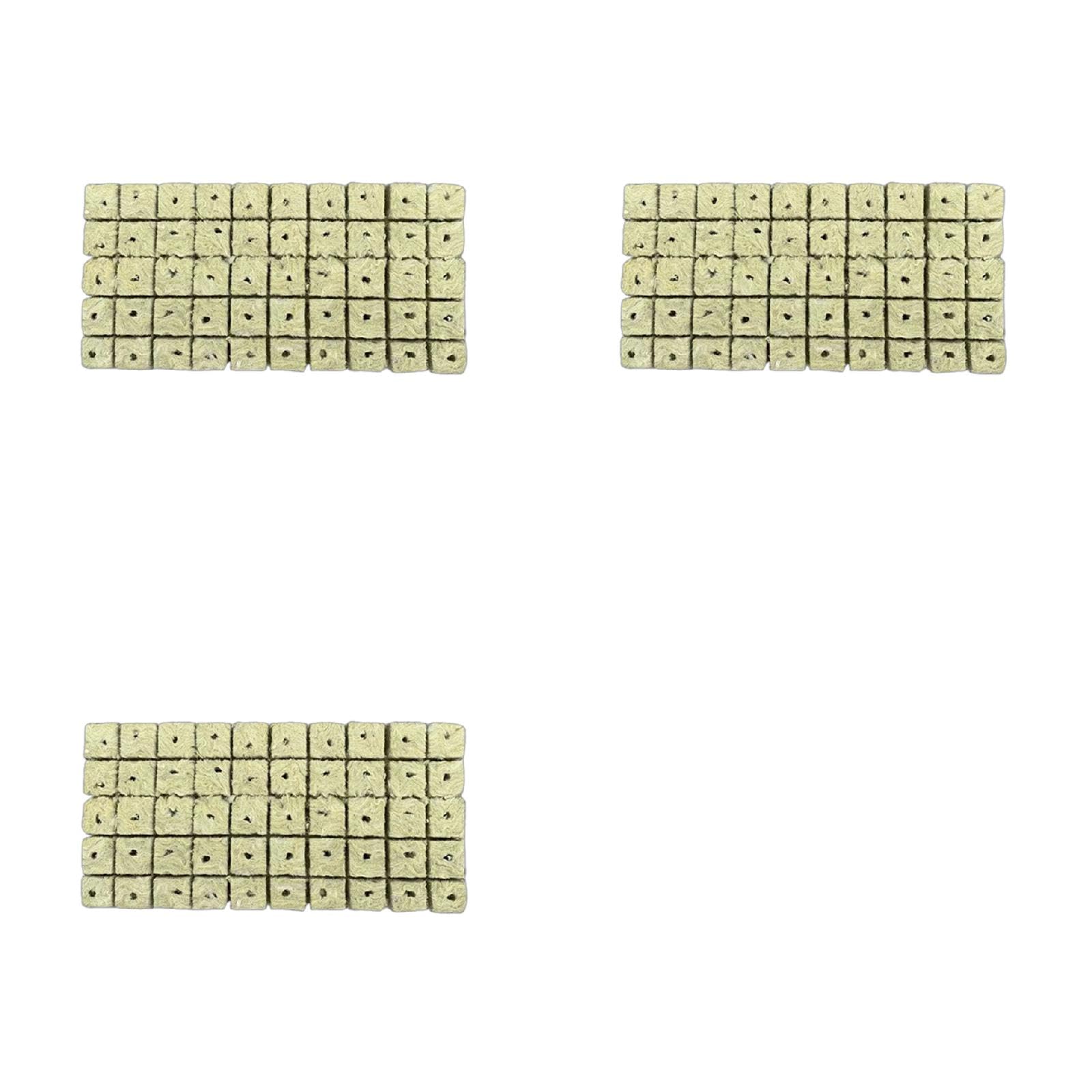 Cubes de laine de roche pour propagation et jardinage hydroponique urbain