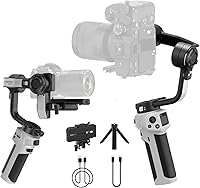ZHIYUN Weebill 3E 3-Axis Camera Gimbal Stabilizer: 6.6lb Payload for Sony Canon Nikon Panasonic, Native Vertical Shooting, Bluetooth Control