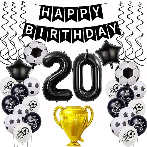 Palloncino Calcio 20 Anni Compleanno, Palloncino