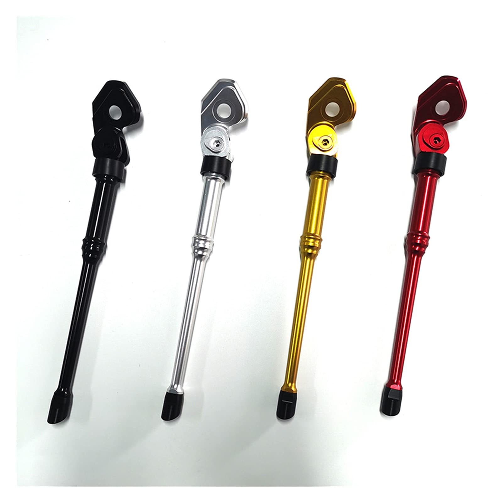 Cavalletto Bici,Cavalletto Bicicletta 4 Colori Pieghevole Kickstand per Biciclette Laterale Bike Ultra Light 91G Lega di Alluminio