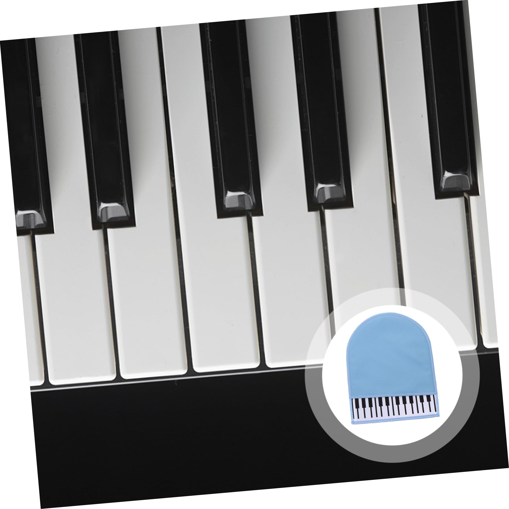 FAVOMOTO 1pc Piano Cleaning Cloth Practical Cleaning Wipe for Piano Sturdy Flannel Piano Dust Cleaner for Musical Instruments