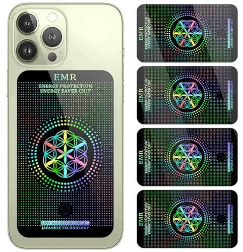 Stickers for Cell Phones/Laptops/Tablets/Devices/Household Equipment - 4.2 x 2.4 x 0.015 inches-Large Area Protection-Applies to Everyone - [Reusable] - (4 Pack)